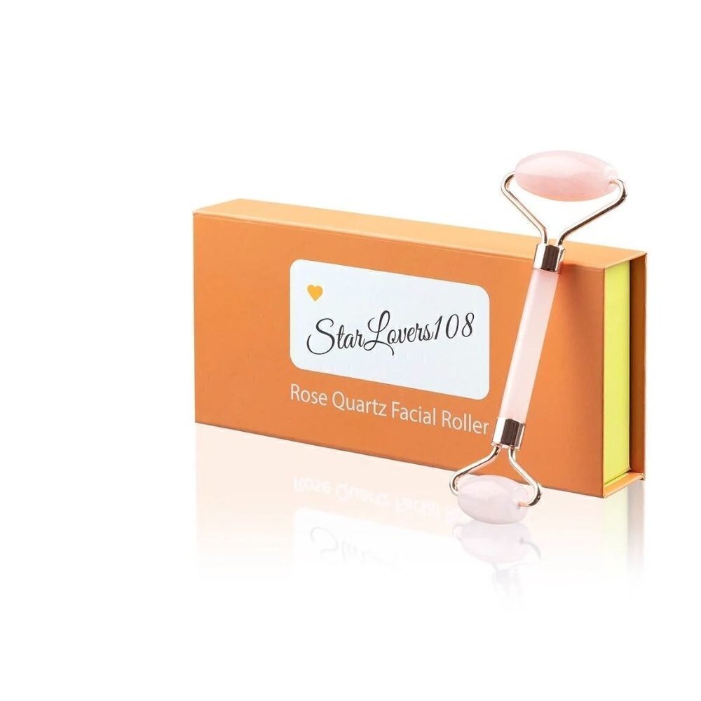 Star Lovers 108 Rose Quartz Facial Roller Relaxation Spa